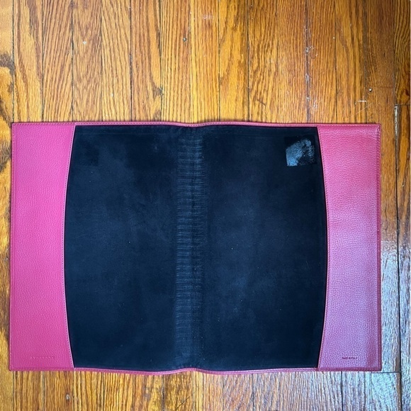 Burberry Burgundy Portfolio / Document Carrier, Made in Italy - Picture 5 of 7